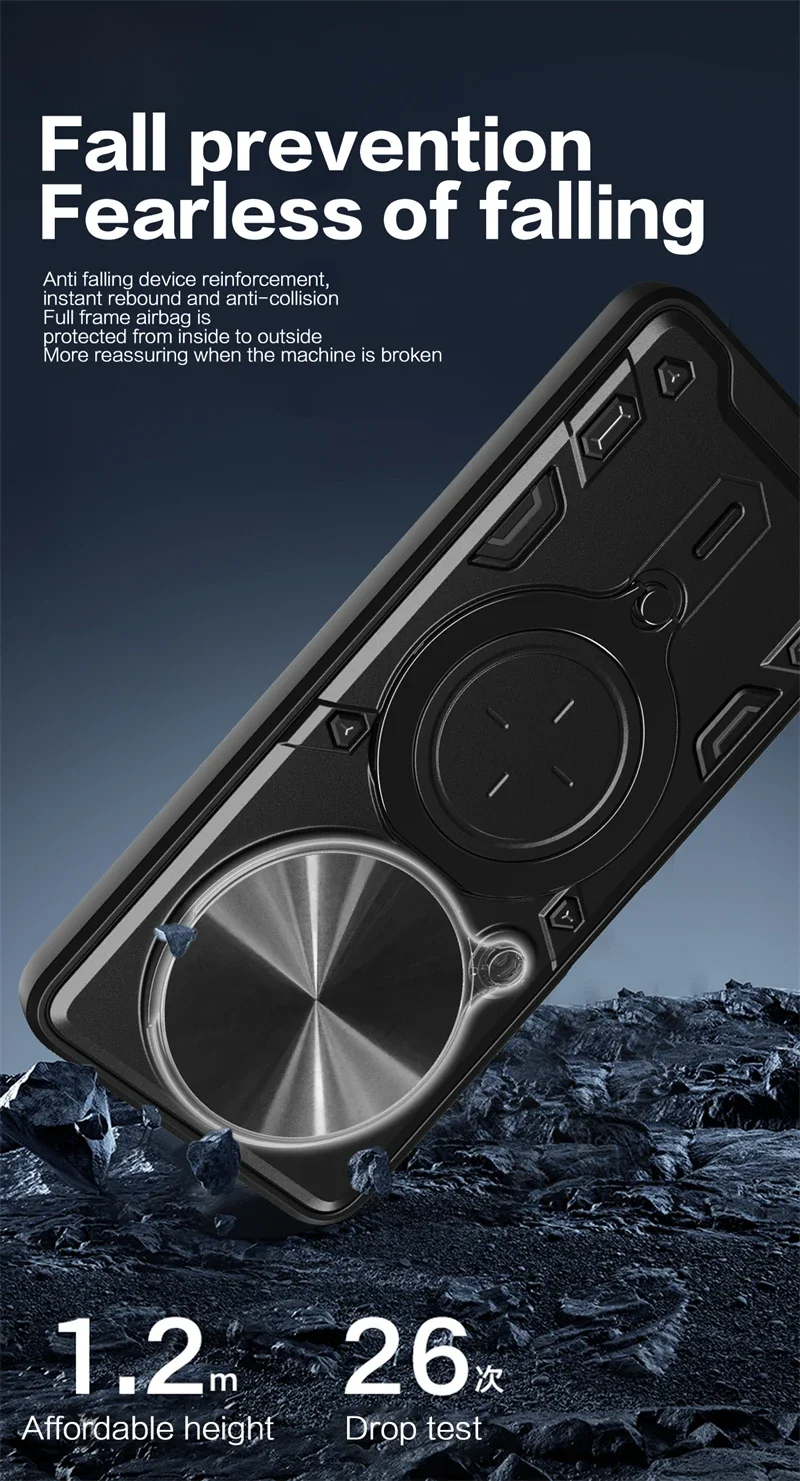 حافظة لهاتف Honor Magic 7 Lite 5G حافظة لهاتف Honor Honor Honor Honor Magic7 Lite غطاء خلفي بحلقة حامل السيارة