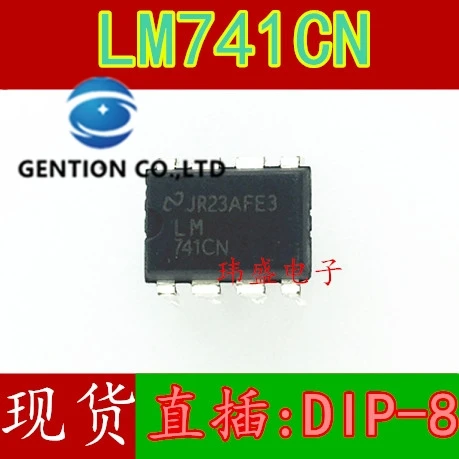 

10 шт. LM741CN LM741 операционный усилитель компенсационного типа операционный усилитель IC DIP-8 в наличии 100% новый и оригинальный