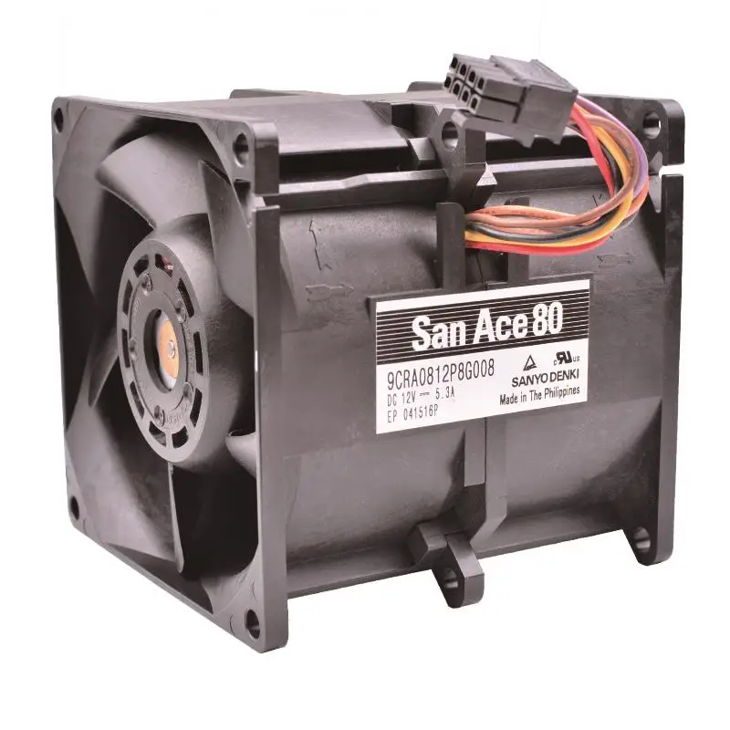 COOLING REVOLUTION 9CRA0812P8G008 8cm 80x80x80mm 12V 5.3A car booster violence powerful server cooling fans