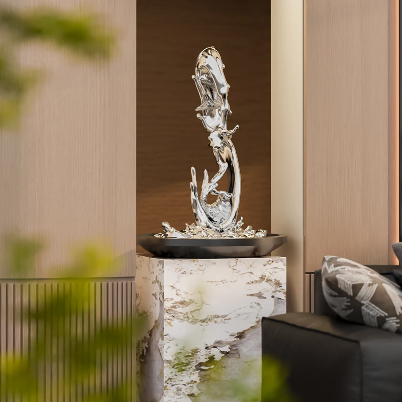 

MJY Art Ornament Sculpture Sales Office Front Desk Decoration Entry Entrance Decoration