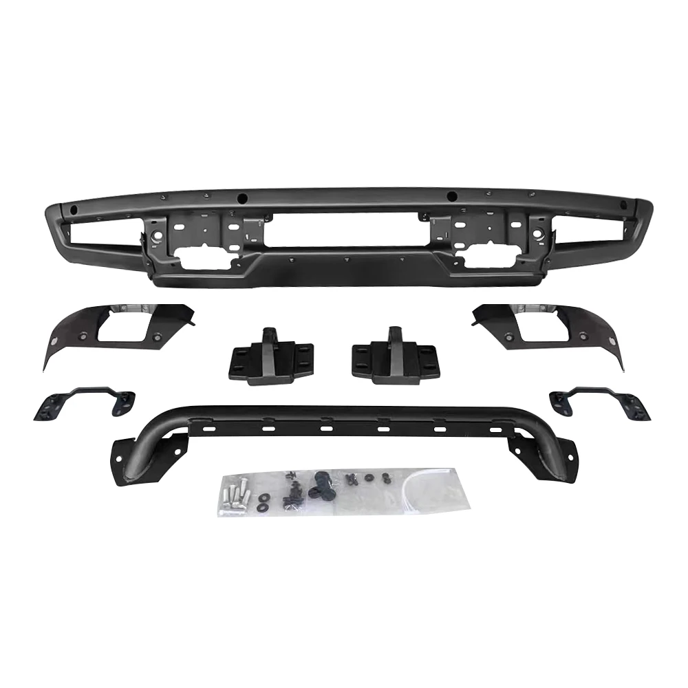 

Maiker Offroad 4x4 Auto Body Kit For Ford Bronco 2021+ New Black Front Bumper Bull Bar With Bolt-On Installation 1 Year Warranty