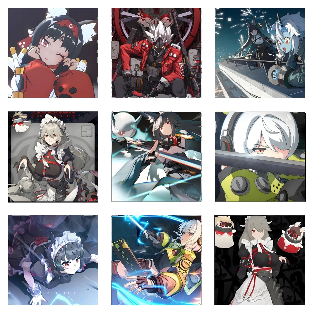 

10/30/60pcs Anime Game Zenless Zone Zero Stickers Waterproof DIY Laptop Skateboard Phone Von Lycaon Cartoon Graffiti Decals Pack