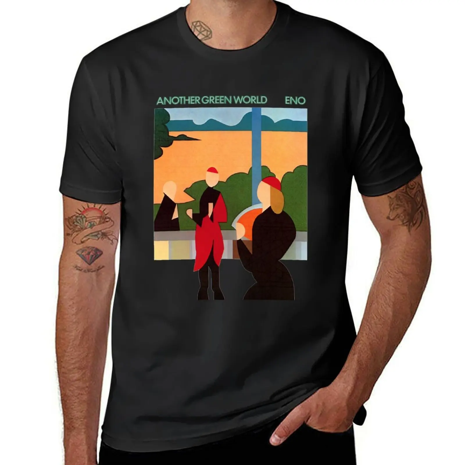 

Brian Eno - Another Green World- Limited Edition Perfect Gift T-Shirt customs oversizeds t shirt men