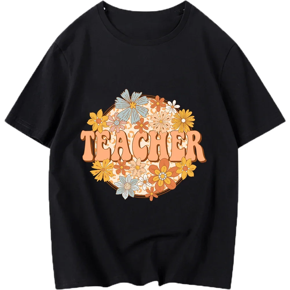 school  Iron On Heat Transfer Stickers For Clothes DTF Pinted Vinyl Thermal Appliques Washable T-Shirt Decal image 3