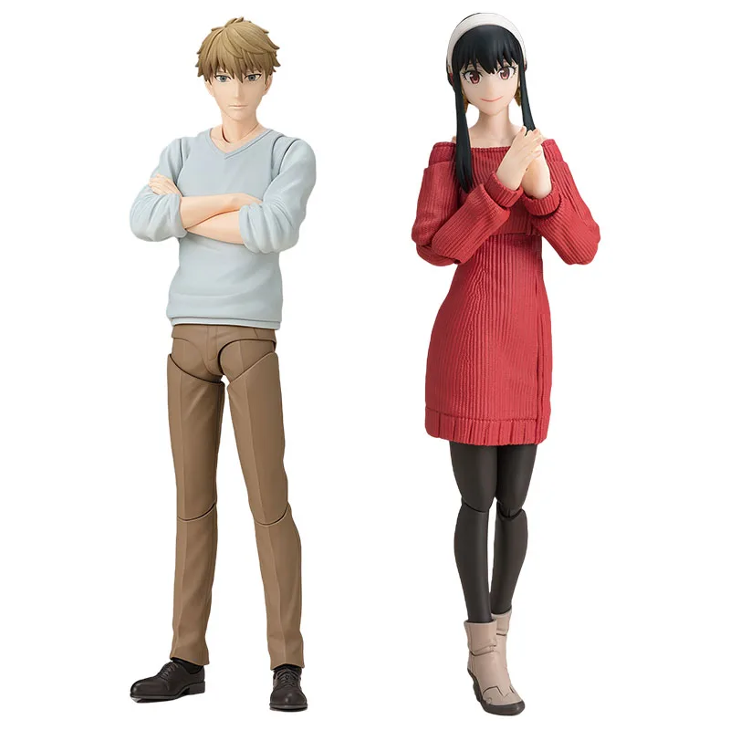 Bandai genuino S.H.Figuarts figura de Anime Loid Forger y Yor Forger figuras de acción de juguete para niños regalo modelo coleccionable