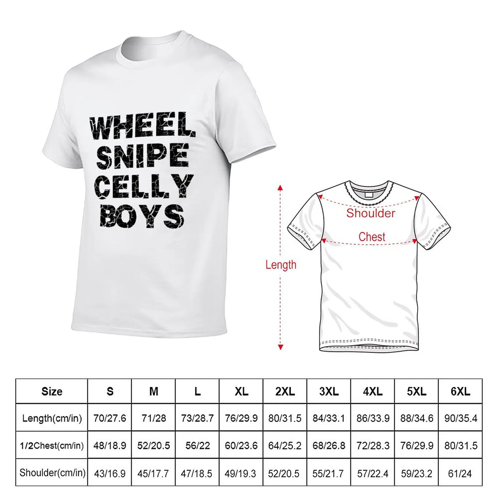 Wheel Snipe Celly Boys T-Shirt quick drying Short sleeve tee customs blacks mens t shirt graphic