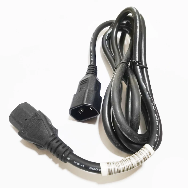 

2M Length IEC 320 C14 Male to C13 Female PLug PDU Extension Cable For UPS Power Supply Cable / 1PCS