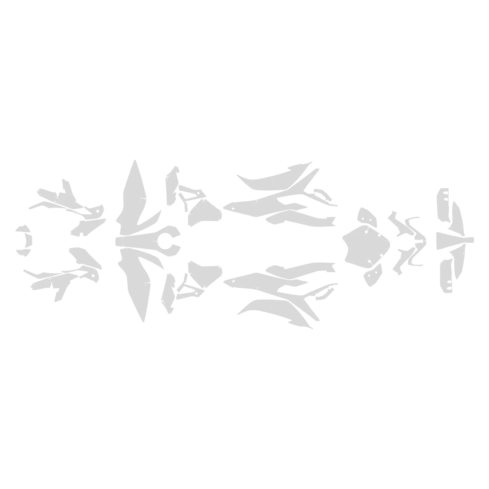 Pre-Cut PPF Paint Protection Film For Benelli TRK 702X 2024-2025 TPU Self-Healing Anti-Scratch Body Kit 2