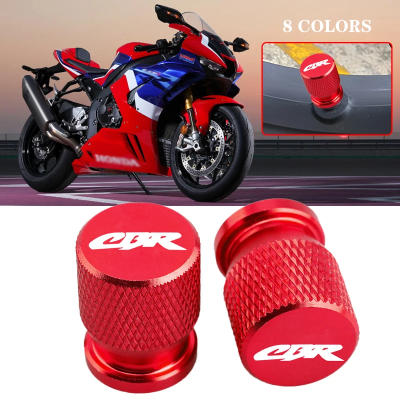 2PCS Motorcycle Wheel Tire Valve Caps For HONDA CBR650F CBR600 CBR600RR CBR650R CBR900RR CBR929RR CBR954RR CBR1000RR CBR cbr