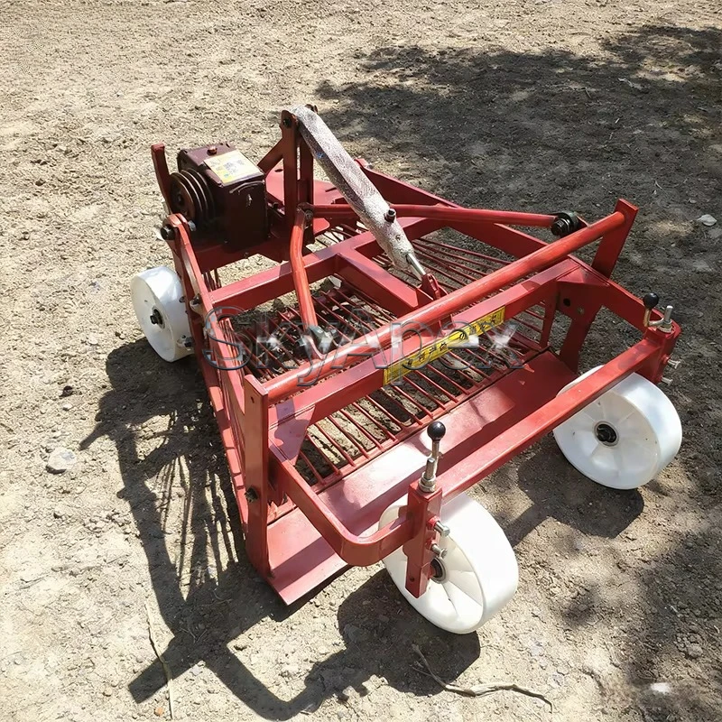 Full Automatic Front Mounted Garlic Harvester 120cm Cutting Width 6 Rows High Efficiency Fits 15HP Above Tractor