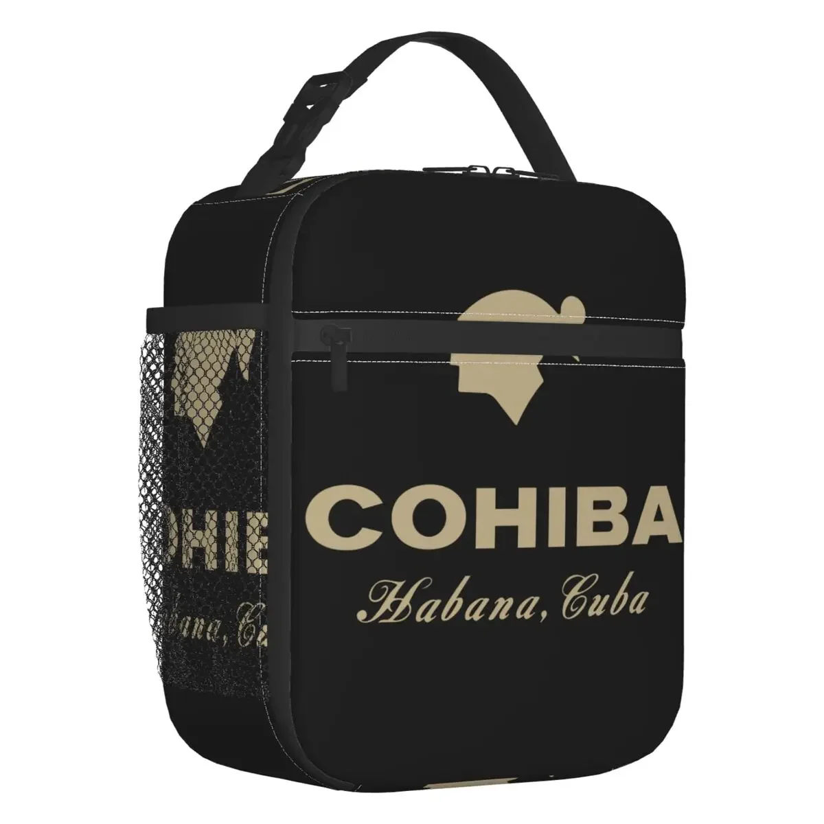 

Custom Cuban Cigars Cohiba Lunch Bag Men Women Cooler Warm Insulated Lunch Box for Student School