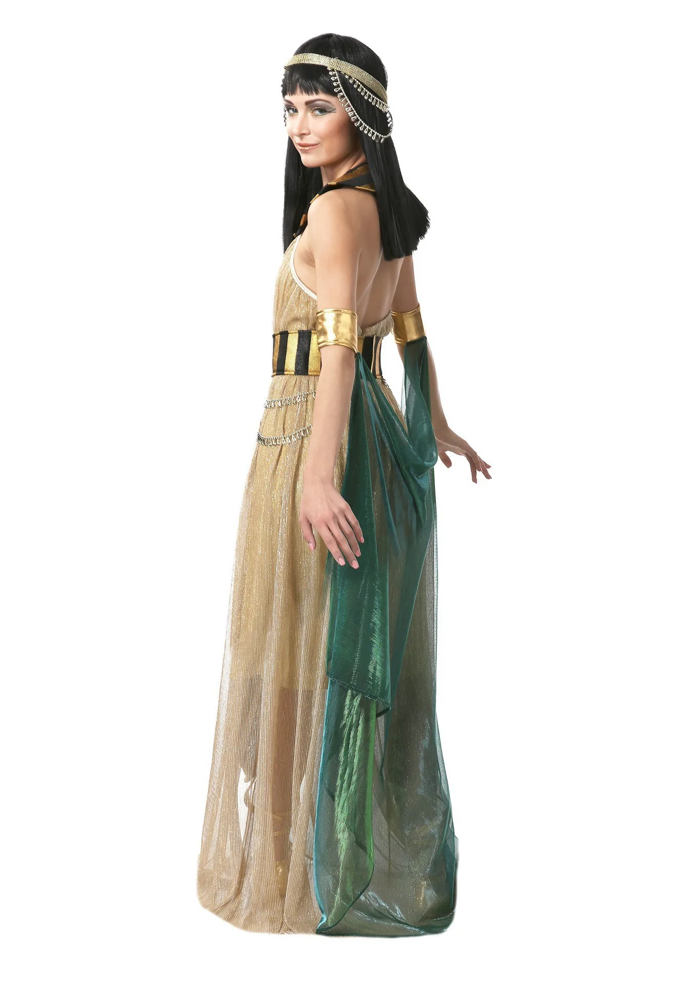 Antico egitto faraone egiziano Costume re Cleopatra regina Cosplay abiti festa di carnevale coppia medievale vestito da festa di Halloween