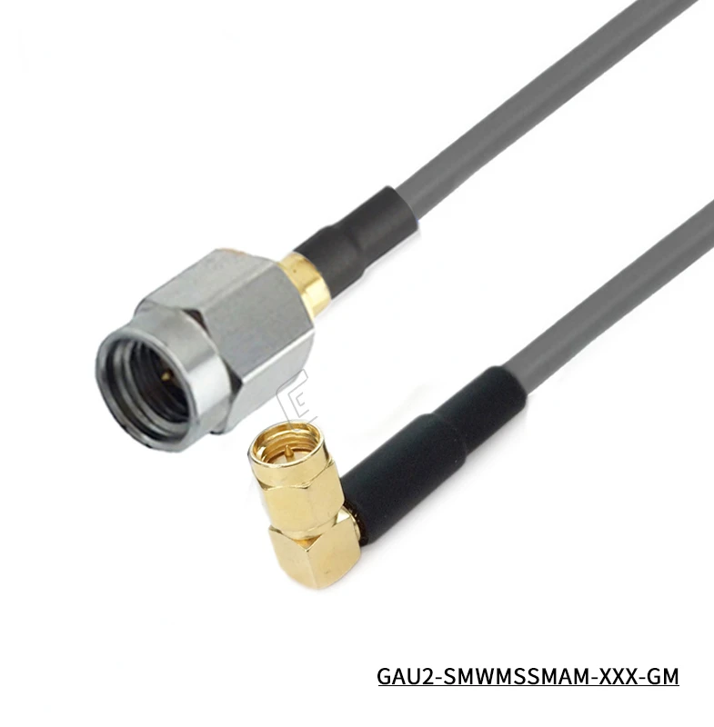 SMA Bent Male - SMA Male Flexible Cable Assembly with Cable CXN3506 Series DC-18G GAU2