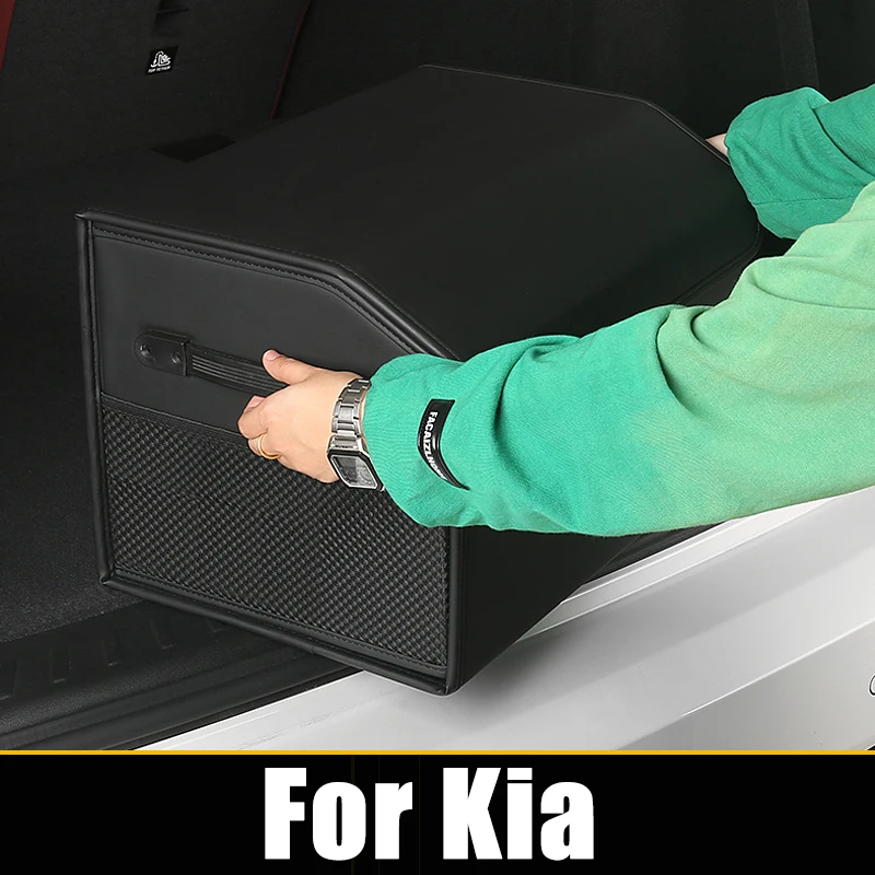 

Car Trunk Storage Box Bag Large Capacity Package For Kia Sportage K5 GT DL3 Niro Hybrid Sorento Mq4 EV6 K8 Sedona Carnival KA4