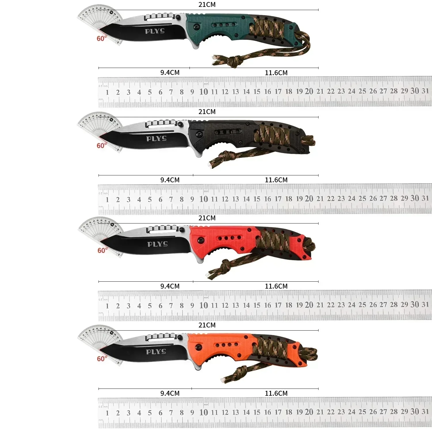 BAKULI-Outdoor Folding Knife, Fruit Knife Folding Portable Knife, Outdoor Camping Pocket Knife Sharp High Hardness Folding Knife