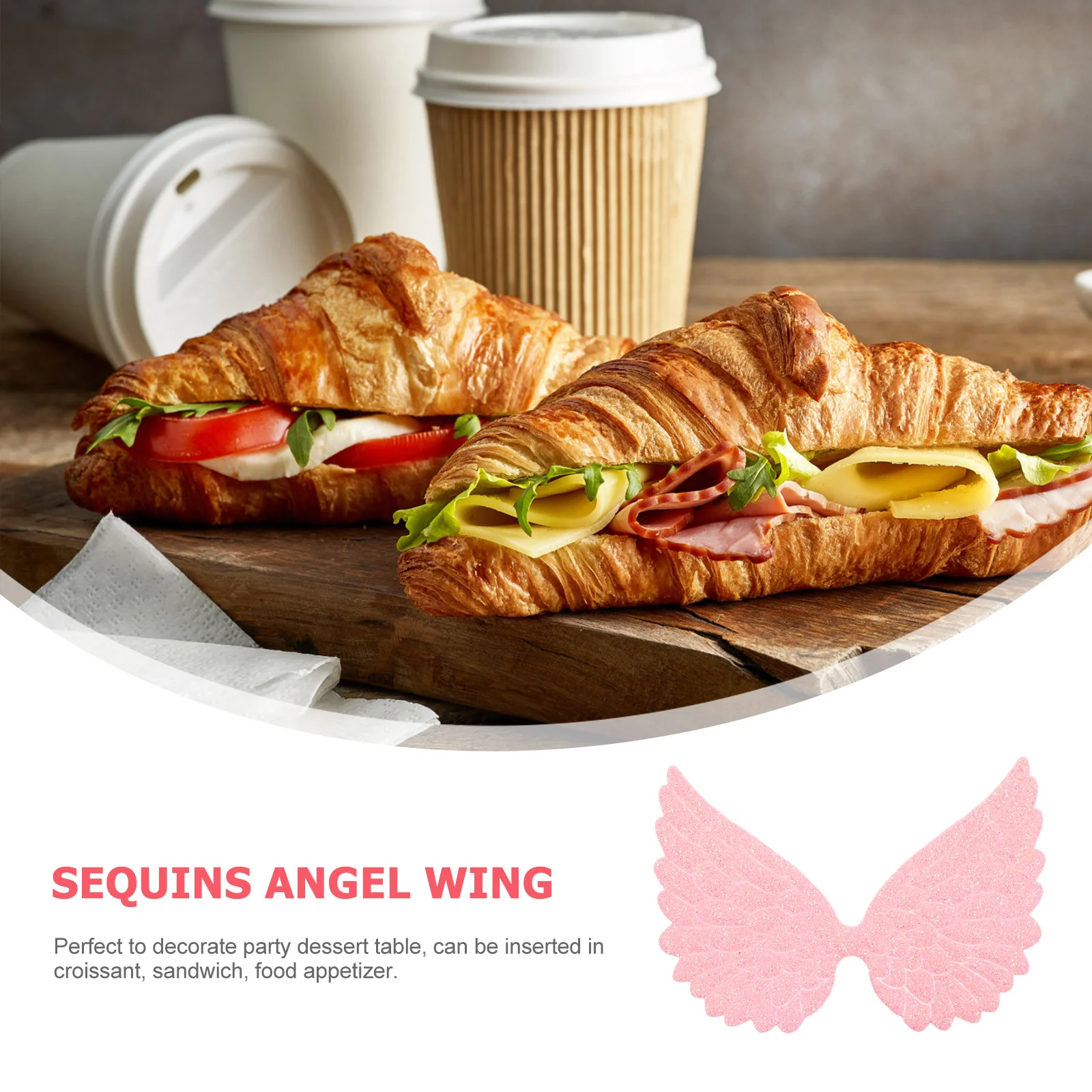 

30 Pcs Angel Wings Jewelry Mini Party Crafts Accessories for Sew on Patches Ornament Crafting Child