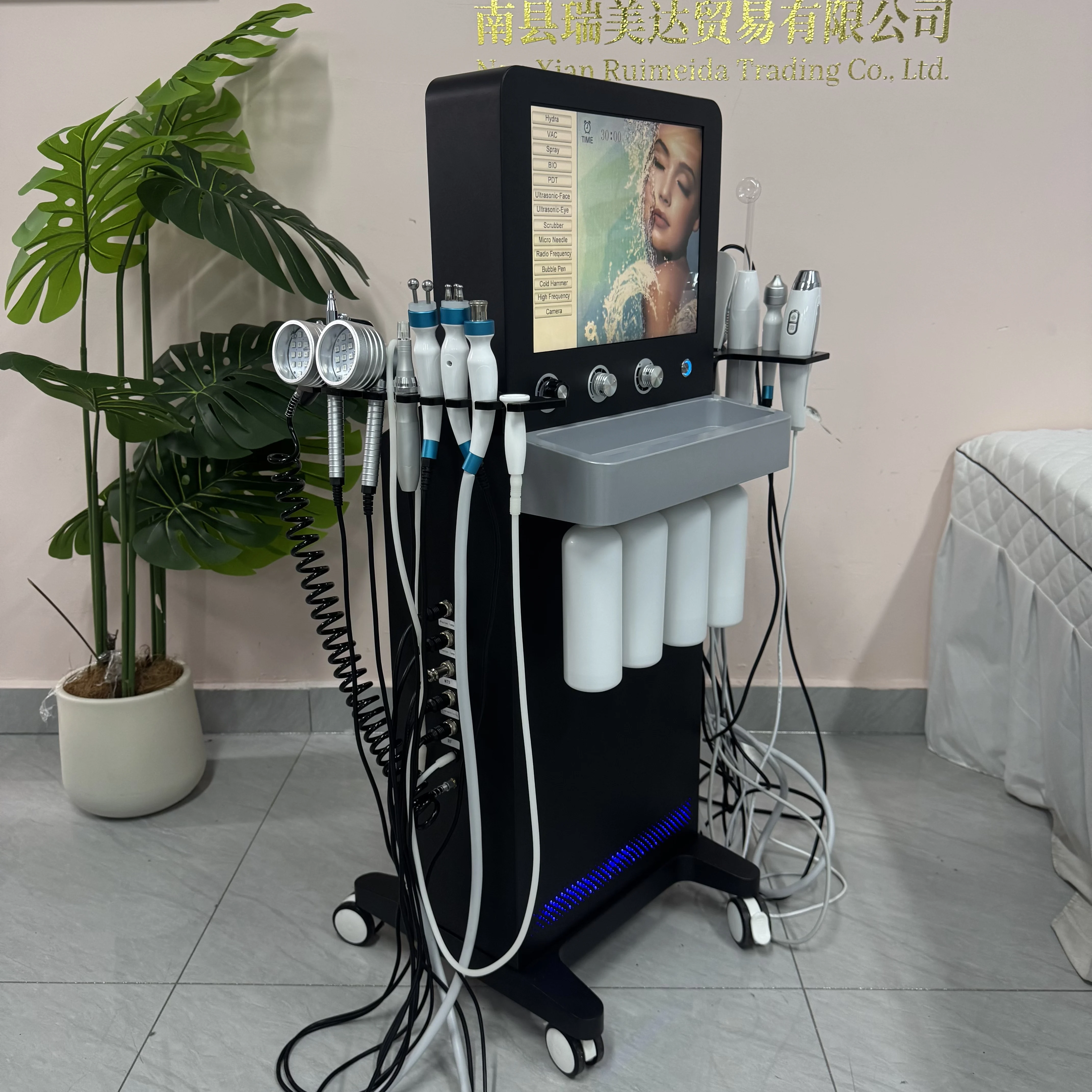 14-in-1 Hydra Beauty Facial Machine Skin Peeling And Hydradermabrasion Korea Aqua Peel Facial Device for Skin Care Treatment