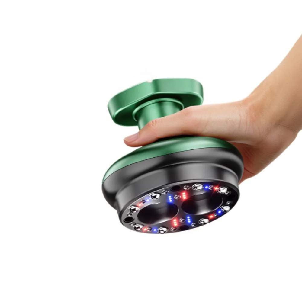 Elektryczny masażer Gua Sha, inteligentny masażer bańkami, wibracyjny masażer do skóry, skrobanie, wyszczuplanie, masażer do drenażu limfatycznego, spalacz tłuszczu