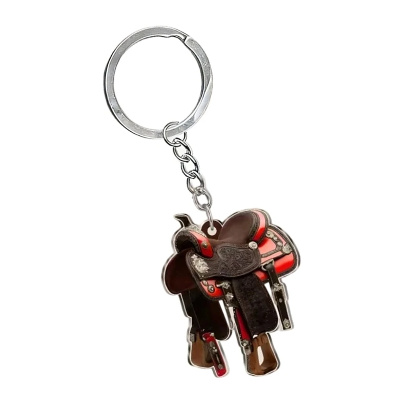 Colgante artístico monturas caballo acrílicas para decoración espejo retrovisor, llavero, regalo y aplicación adorno