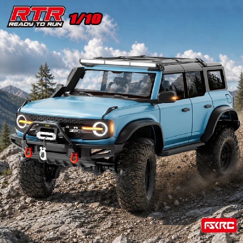 New R1001-B Series Remote Control Car 1:10 Full Scale 4wd Upgrade Dumbo Brushless Motor Climbing With Winch Model Car Boy Toys