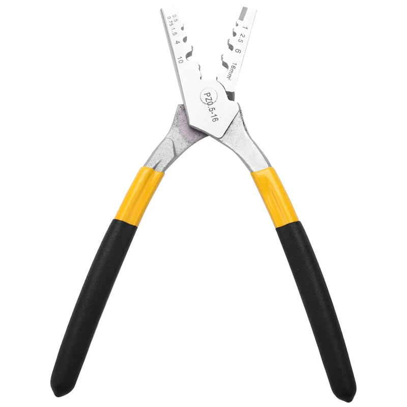 Pz 0.5-16 alicate de friso pequeno estilo alemanha para mangas de extremidade de cabo terminais de tubo especial braçadeira ferramentas manuais