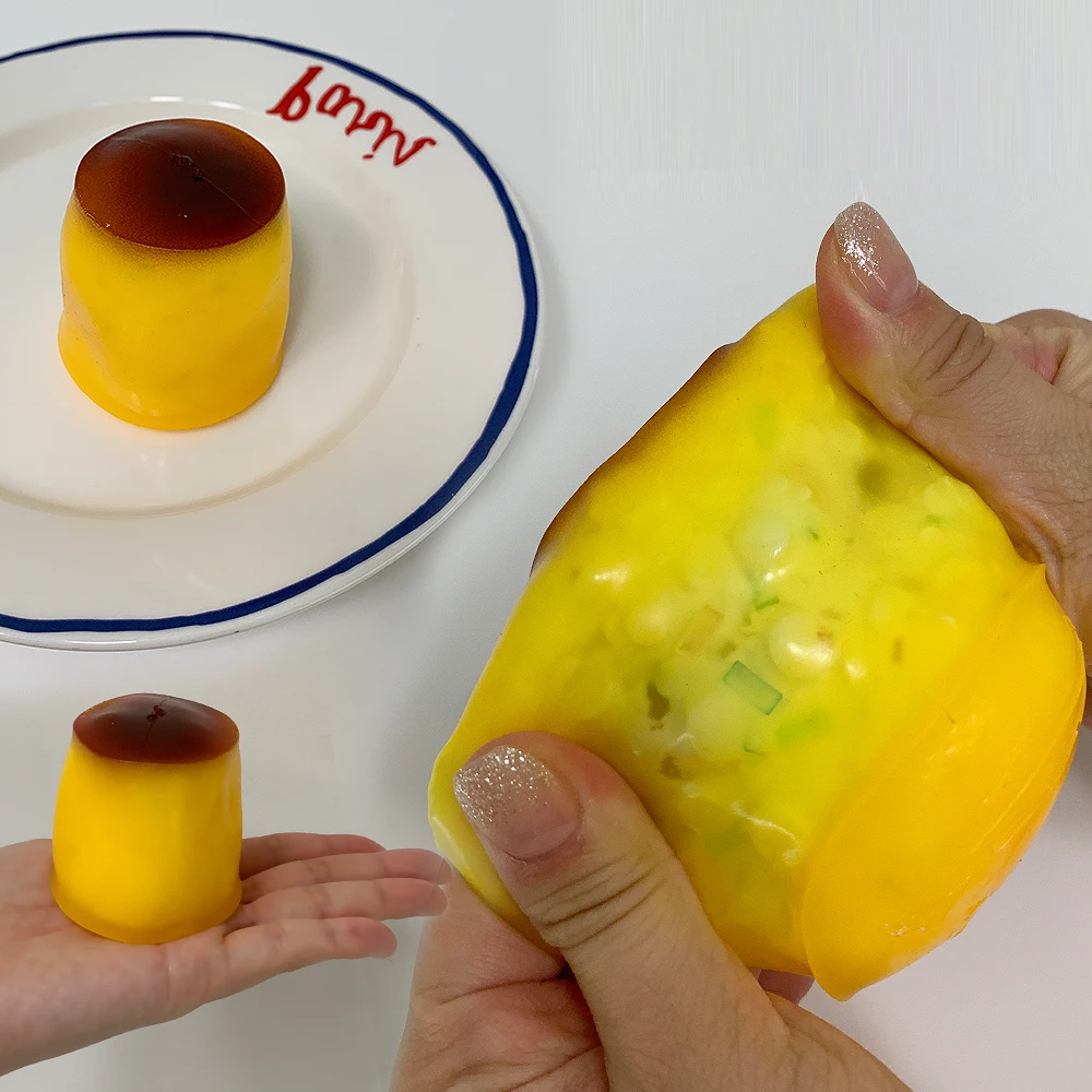 [Asmr] Caramel Jelly Pudding Sound - Soft Squishy Ball with Crispy Texture and Healing Touch