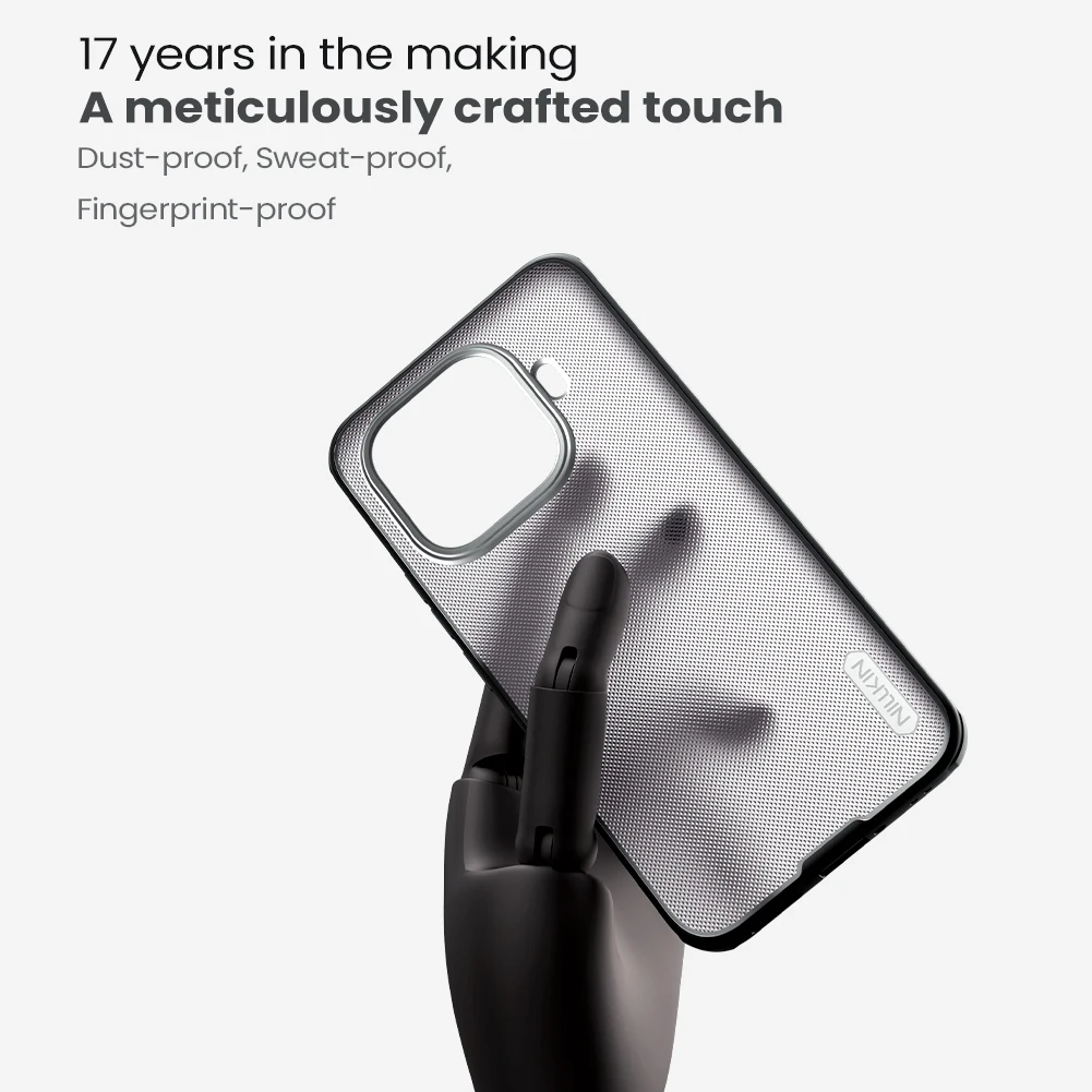 Für Xiaomi 15t Pro Hülle NILLKIN Passgenaue Hülle für Xiaomi 15t Pro Hochwertige Super Frosted Shield Hülle Matte PC-Abdeckung – Detail 3