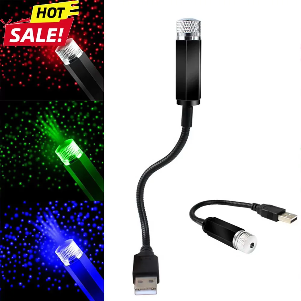 

1 шт. Романтический мини-ночник для автомобиля, лампа-проектор звездного неба, ночник-галактика для крыши автомобиля, для декора потолка комнаты, 5В Быстрая доставка 4-6 дня Прибытие