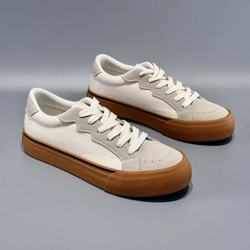 

Men's Shoes Summer Student Versatile Comfortable Anti Slip Casual Shoes Breathable Youth Wear-resistant Solid Color Sneakers