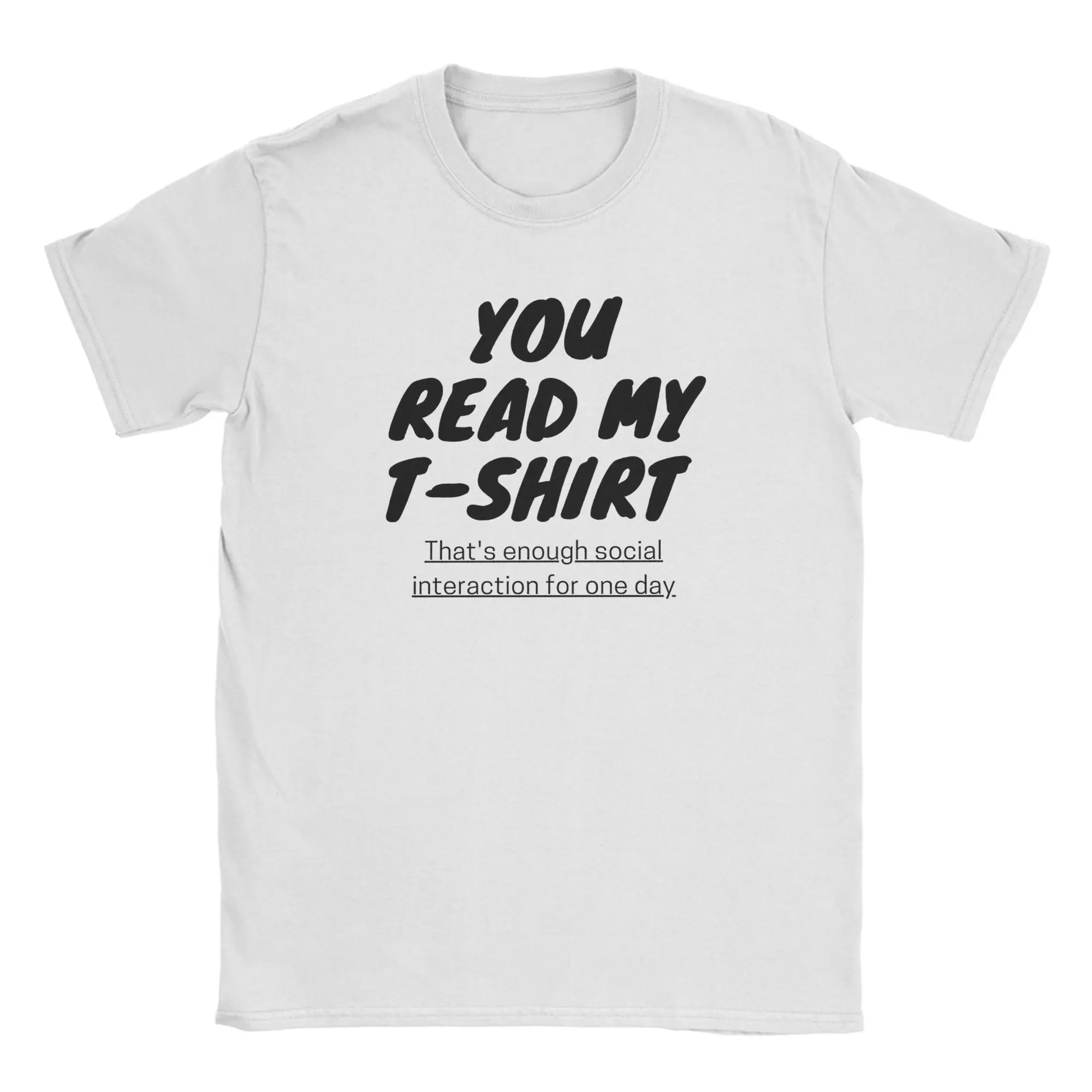 الشارع الشهير تي شيرت الصيف أنت قراءة قميصي موضة تي شيرت 100% القطن التي شيرت للرجال رهيبة مخصصة قصيرة الأكمام تي شيرت