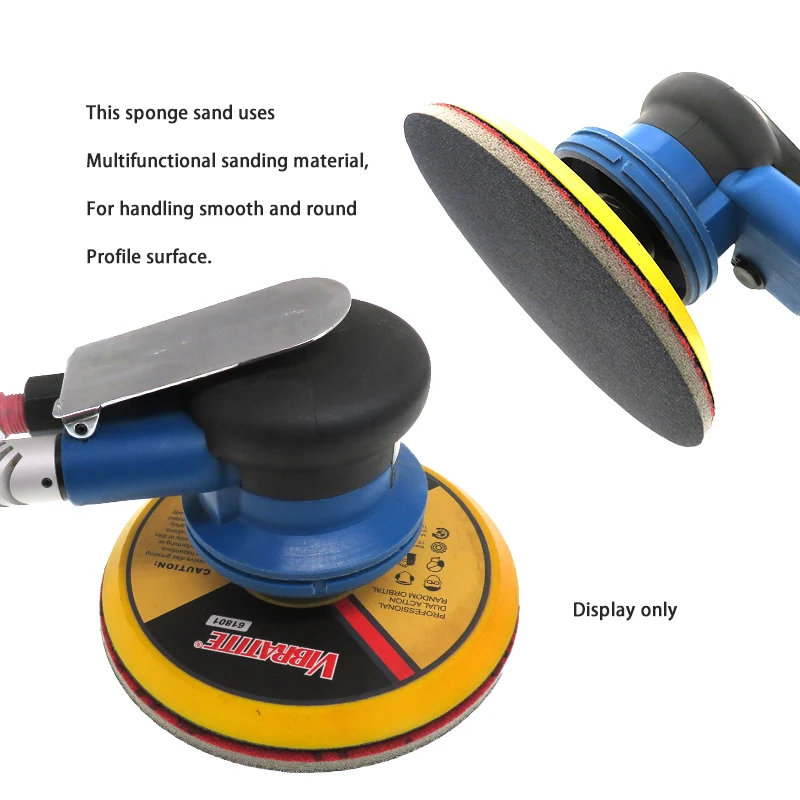 Mirka Abralon 6 Inch Sponge Sangding Disc 8A-241 Foam Hook and Loop Round Sandpaper 180-4000 Grit 150mm Elastic Polishing