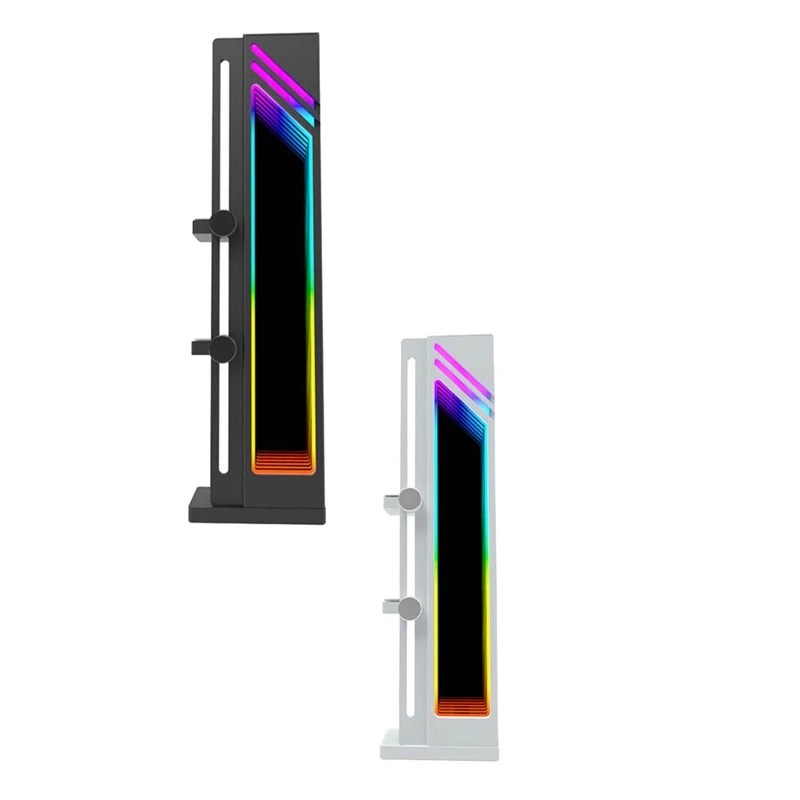 Держатель видеокарты RGB с эффектом синхронизации абонента, компьютер, ПК, графический процессор, VGA, подставка для графической карты, детали кронштейна с защитой от падения B