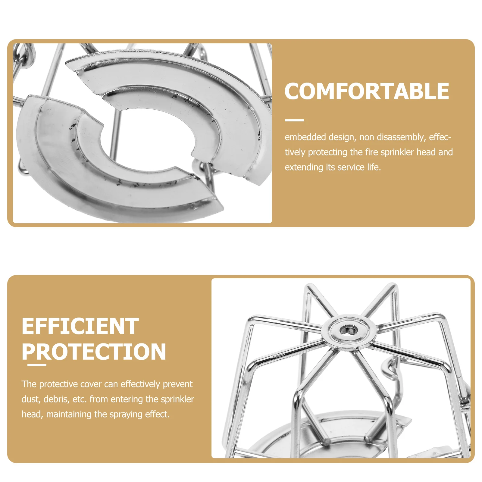 Fire Sprinkler Head Cover Metal Guard For Spray Head Protection Universal Cage For Interior Fire Sprinkler System