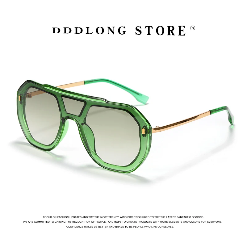 

DDDLONG Retro Fashion Oversize Sunglasses Women Designer Men Sun Glasses Classic Vintage UV400 Goggles Outdoor Shades D246