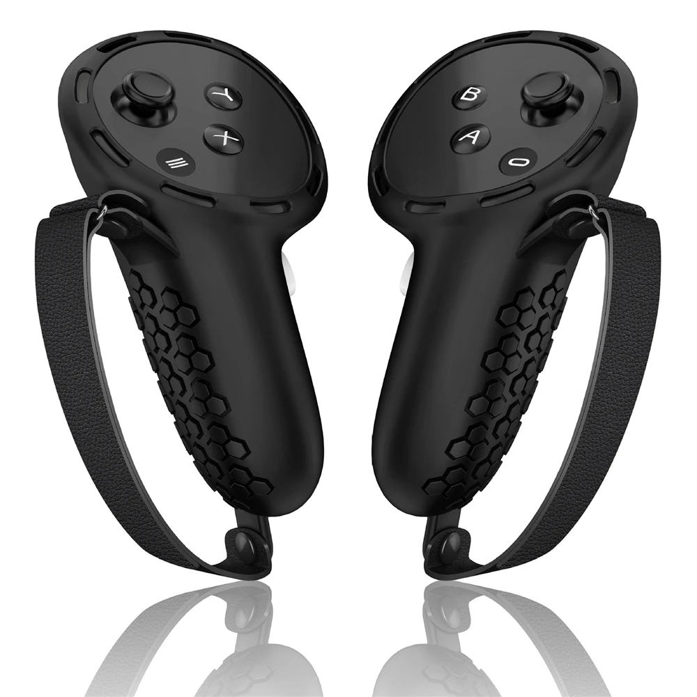 Lidar com Capa Protetora para Meta Quest 3, Anti-Colisão, Controlador de Toque, Capa de Silicone, Handle Grip, VR Óculos Acessórios, Novo