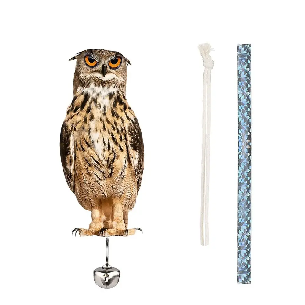 

For Garden Yard Artificial Scarecrow Reflects Light Fake Owl Bird Repellent Bird Repelling Artifact Bird Scarer Pest Control