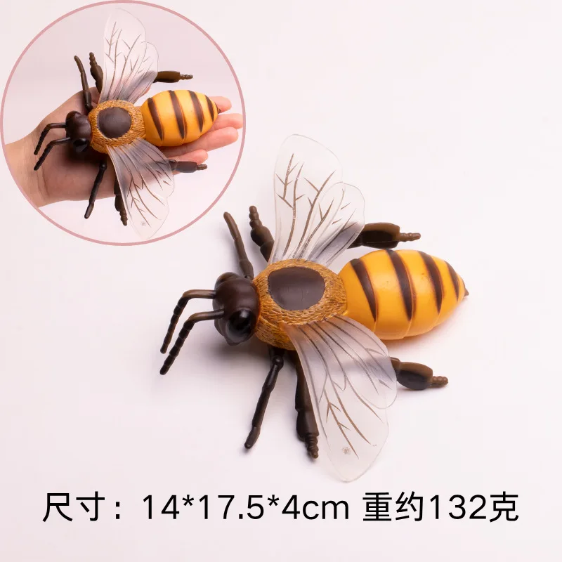 Simulatie Bij Wesp Hornet Wild Insect Dieren Model Actiefiguren Miniatuur