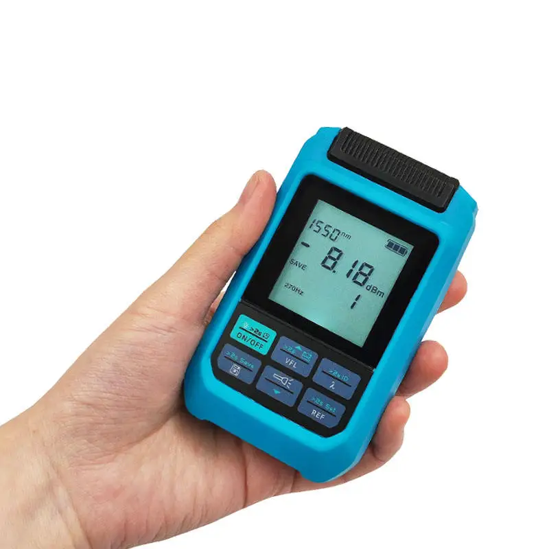 Mini Optical Fiber Powermeter 4-Function Optical Power Meter with RJ45     WIFI Network Rechargeable OPM