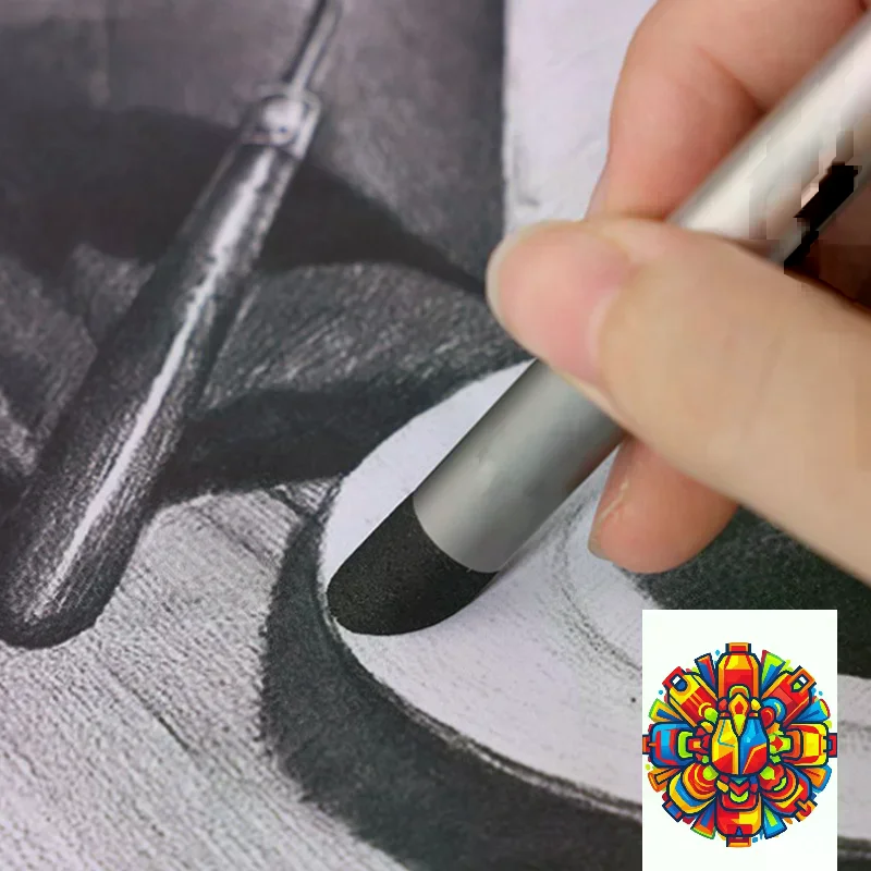 Washable Reusable Drawing Art Blenders Sponge Pen Pastel Tool For Oil Painting Sketch Rubbing Brush 1/3Pcs