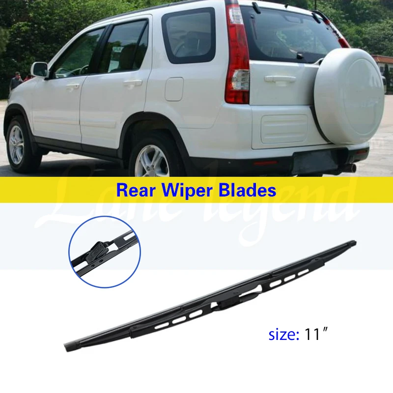 For HONDA CRV CR-V MK2 2001-2006 Front Rear Wiper Blades Brushes Cutter Accessories J Hook 2001 2002 2003 2004 2005 2006