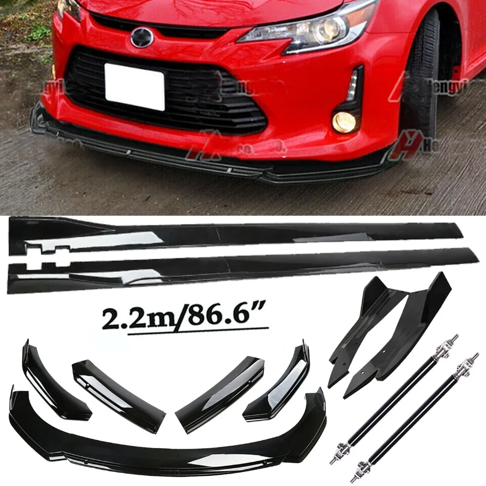 

For Scion TC FR-S Front Bumper Lip Splitter Spoiler Side Skirts Strut Rods United States