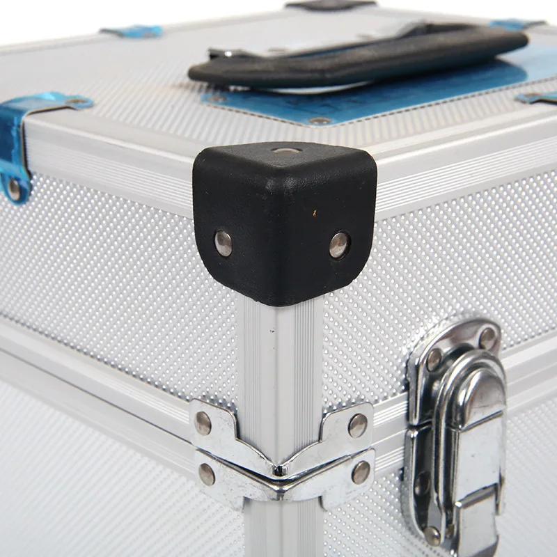 Aluminum Alloy Portable Tool Box Organizing Multifunctional Storage Box Waterproof Shockproof Sealed Tool Box Parts Organizer