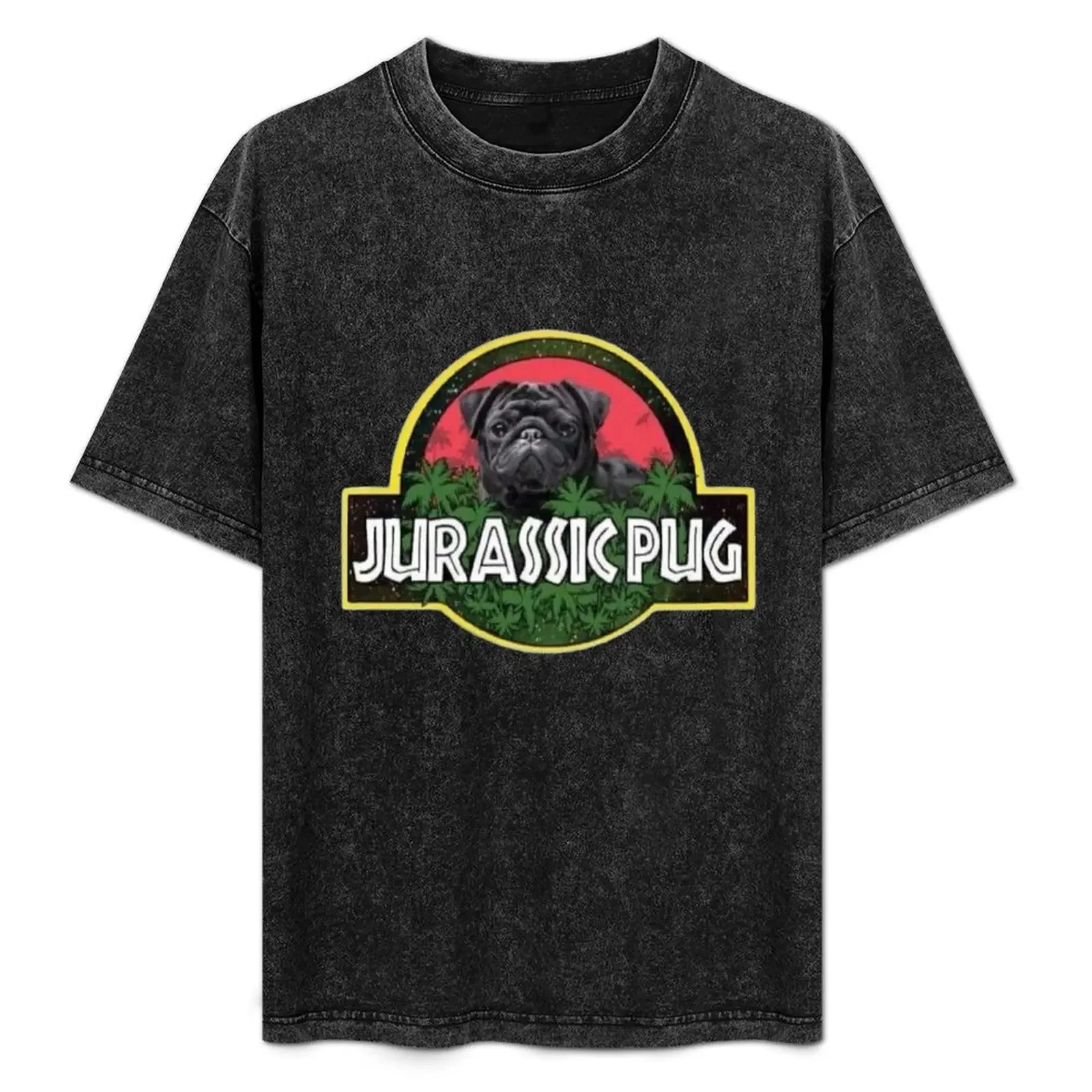 

Jurassic pug T-Shirt Work Wear Simple Tee Shirt