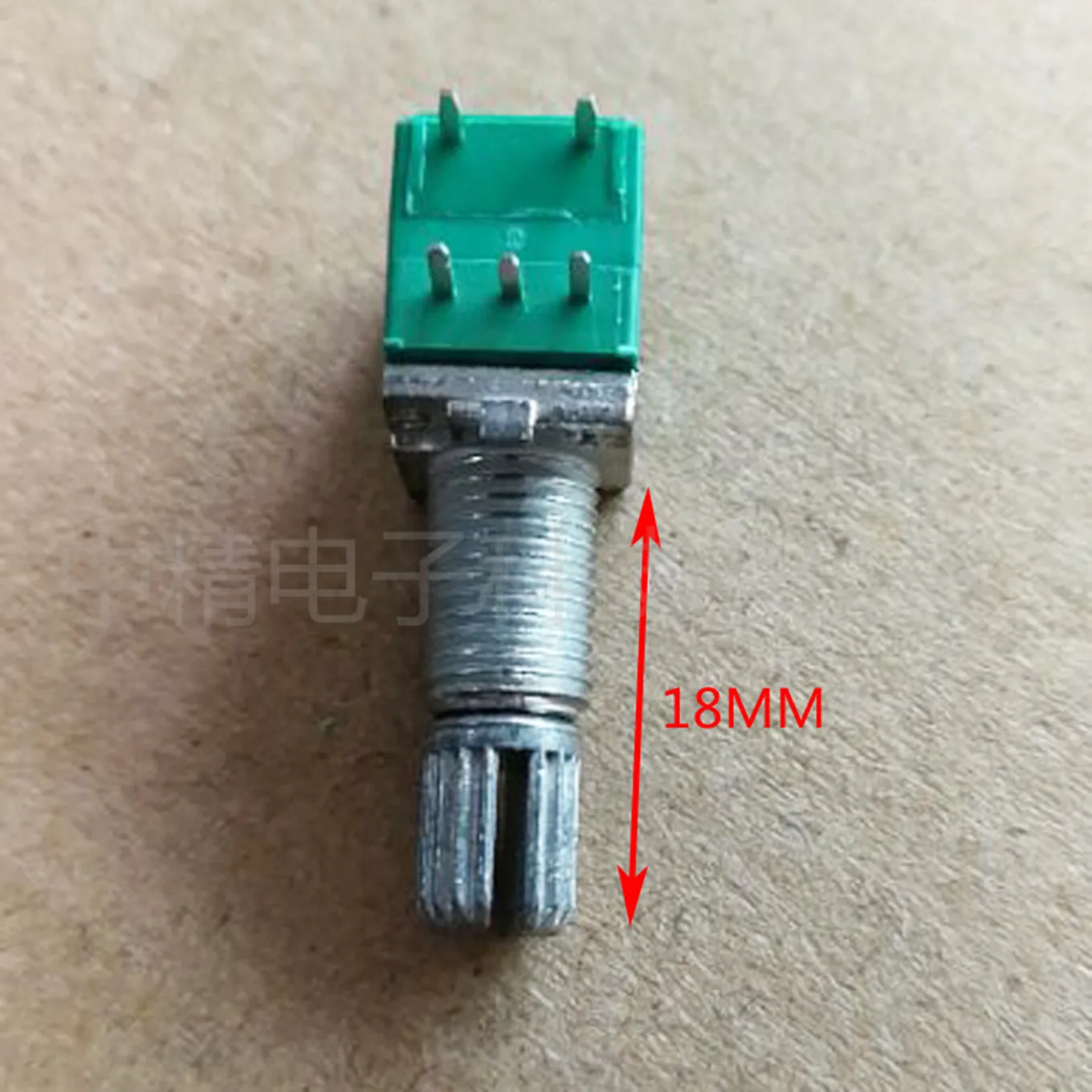 Original new 100% ultra long threaded shaft 18mm 5pin adjustable potentiometer with switch 5K 10K 50K 100K