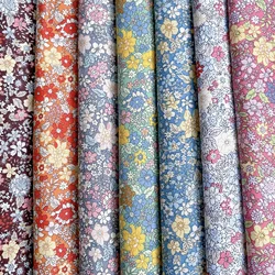 145×50cm Capel Floral 100% Cotton 40S Original Design Fabric Digital Printing for Sewing Cloth Dresses Skirt Kids Designer