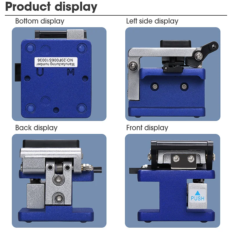 AUA-6S/61S/7S/71S Optical Fiber Cutting Knife Cable Fiber Cleaver Fiber Optic Cutter Cold Melt Fiber Cleaver