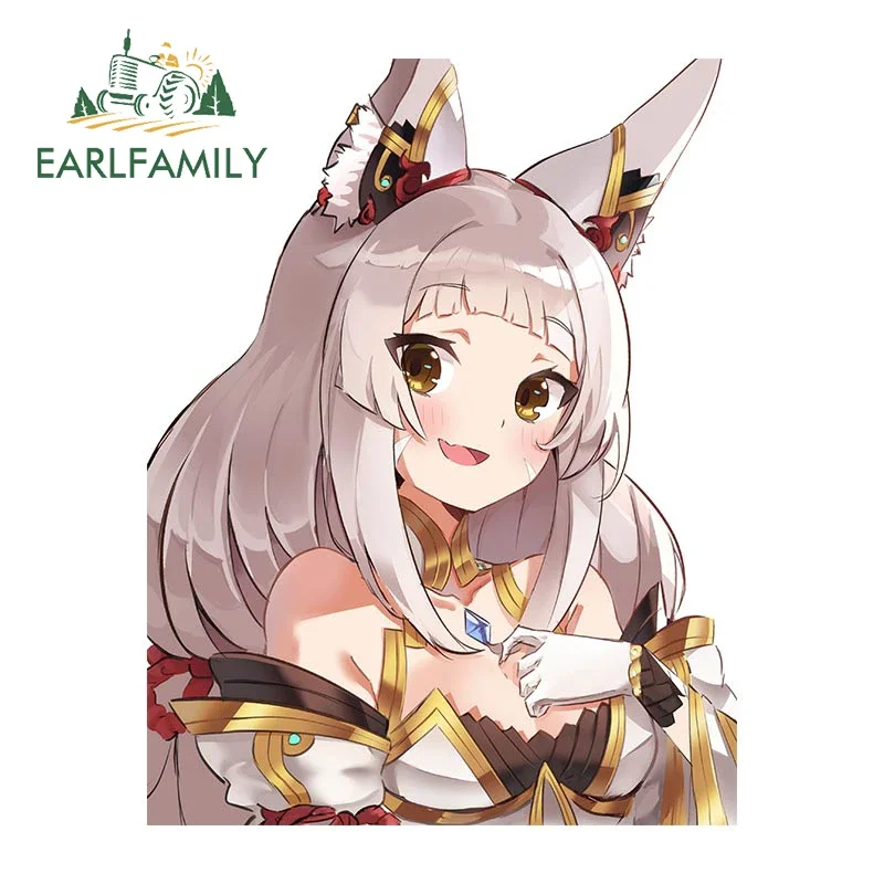 

EARLFAMILY Niyah Xenoblade Car Stickers Fashionable Simple Rearview Mirror Decals Waterproof Scratch-Proof Vinyl Car Wrap