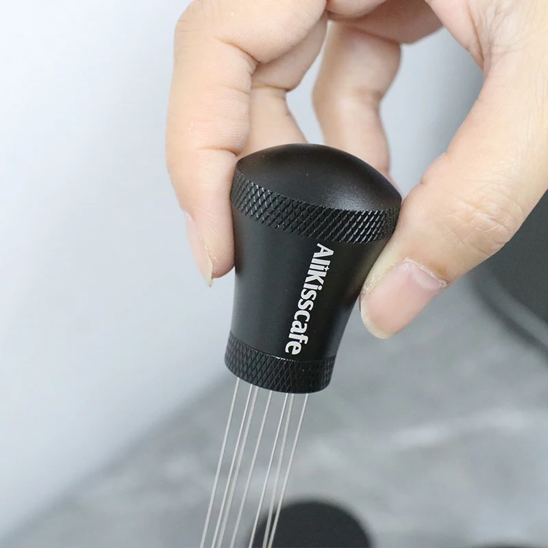 موزع إبر إسبريسو من الفولاذ المقاوم للصدأ ، آلة تقليب ، حامل تسوية ، أداة قهوة ، ملحقات باريستا ، 51: 54: 50: 58 #5