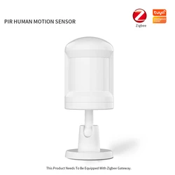 Tuya Zigbee Human Body Sensor Detectors PIR Motion Sensor Smart Home Security Alarm Sensor Smart Life App Remote Monitoring