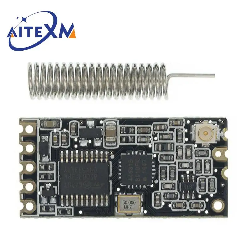 1 pcs HC-12 433Mhz SI4438 Wireless Serial Port Module 1000m With Antenna Replace Bluetooth